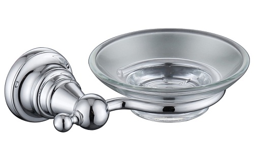 Держатель мыльницы(стекло) KH-2203 KAISER хром (латунь)