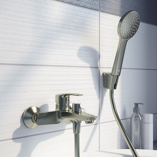 Смеситель для ванны, сатин, Ray, IDDIS, RAYBN02i02