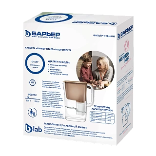 Фильтр-кувшин "Барьер Стайл XS ("Мокко") карамельный 2,5 л ВА7АР00