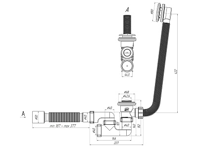    -  1 1/2"*40   . 375*40*50  EC255BL (4)