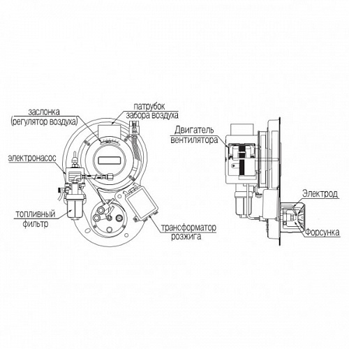Котел дизельный LFA 24K двухконт. (теплооб.- сталь)