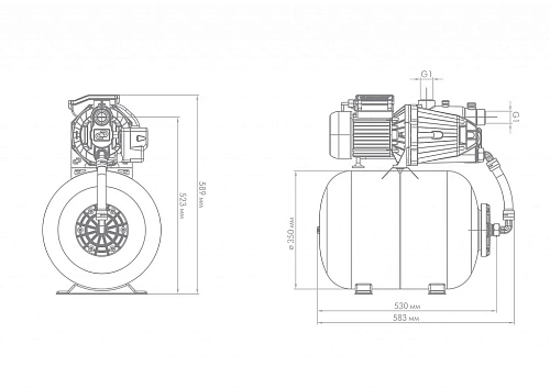 Насосная станция "Джамбо" 70/50П-50 (2.0) (3026)