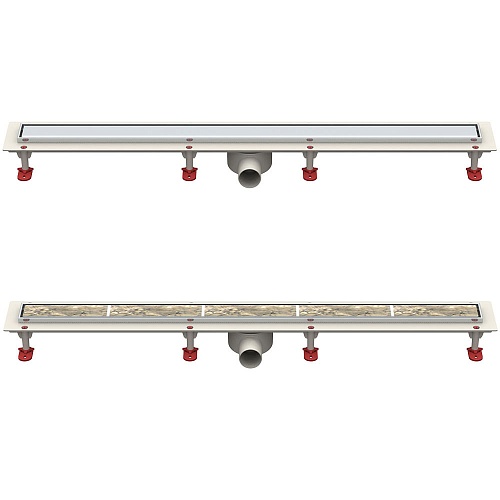 Трап линейный ТП-55.1C-800 щелевой/под плитку