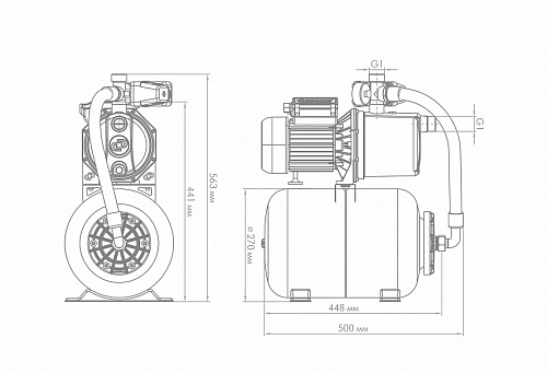 Насосная станция "Джамбо" 70/50Н-24  (3712)
