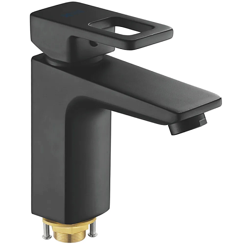 Смеситель д/раковины SHEVANIK черный S8201H