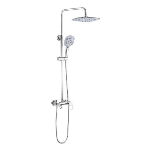 BRIMIX Душ.система хром с белыми лейками (3075)