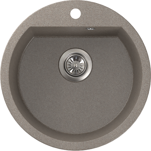 Мойка гранит FOSTO FG 51G (латте 435)  с сифоном 