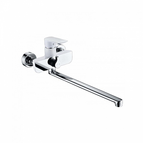 Смес д/ванны Kaiser Atrio ф35 белый хром (60055) 