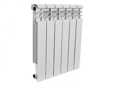 Радиатор бимет. Rommer Optima BM500 5 секций (RAL9016)