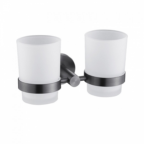 Держатель 2 стакана ГРАФИТ GFmark (78160)