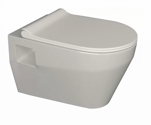 Унитаз подвесной   "Бари" КЕРАМИН безободковый сиденье мультилифт