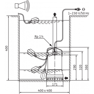 Насос TSW 32/11-A (6045166) дренажный