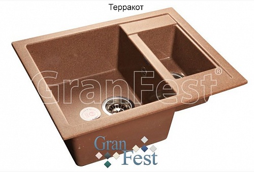 Кухонная мойка Granfest  Quadro GF-Q610K