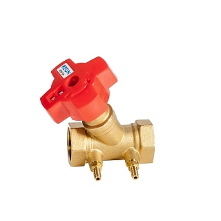 Клапан балансировочный ручной латунь Ду 32 RSV54 G1 1/4" Ру16 Тмакс=110 оС ВР Kvs=15,8 м3/ч REON (032RSV54) (136546)