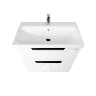 Комплект мебели 80 "Сицилия-80" напольная 2 ящ. белая VIANT (ум.MODUO-80)