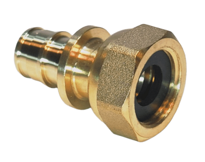 Штуцер с нак. гайкой латунный 20x3/4'  (HFWQE00041) Hipex (10)