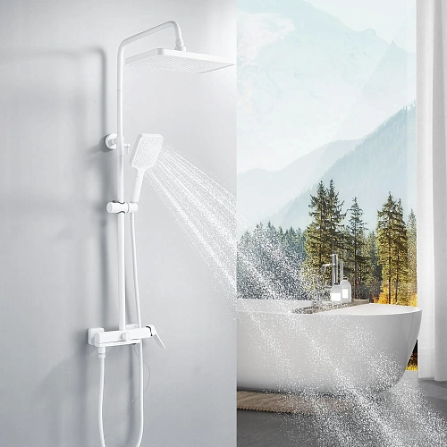 Душ. система SHEVANIK белая мат. S9936C