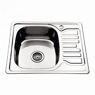 Мойка нерж врезная  MELANA 58х48  (0,6х160) универсальная (12) 133/249