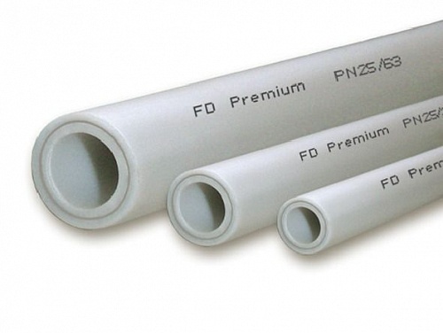 Труба  PN20 *32 арм. алюминием по серед. белый (80м) ФД-plast