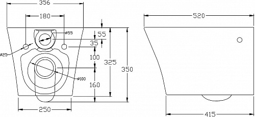 Унитаз подвесной Belbagno "FLAY-R" BB053CHR + BB2031SC 
