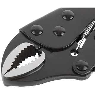 Зажим ручной с фиксатором тип WR черненый 180 мм FIT (52712)